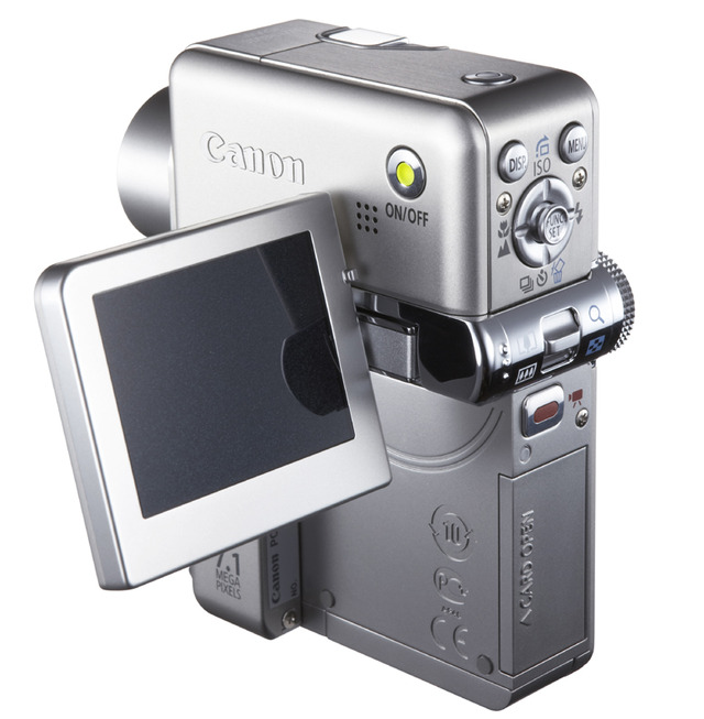 キヤノン、光学10倍ズーム搭載デジカメ「PowerShot TX1」——片手操作可能な縦型デザイン