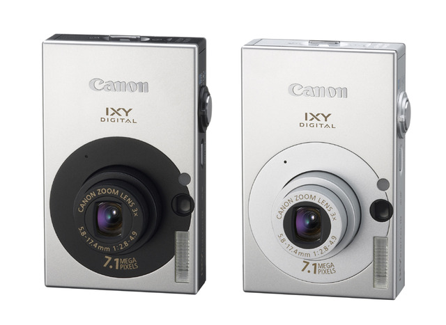 キヤノン、3型液晶搭載の「IXY DIGITAL 90」やより薄く軽量になった「IXY DIGITAL 10」