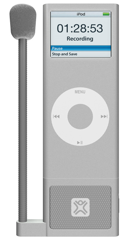 フォーカル、接続するだけで2nd iPod nanoに録音可能なボイスレコーダー