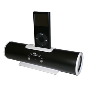 音楽とアナタをつなぐ!?　パイプ型iPodスピーカー「音波」——エムアイビー