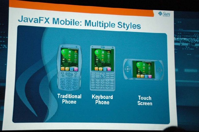 サン、JavaOneでスマートフォン向けの新プラットフォーム「JavaFX Mobile」発表