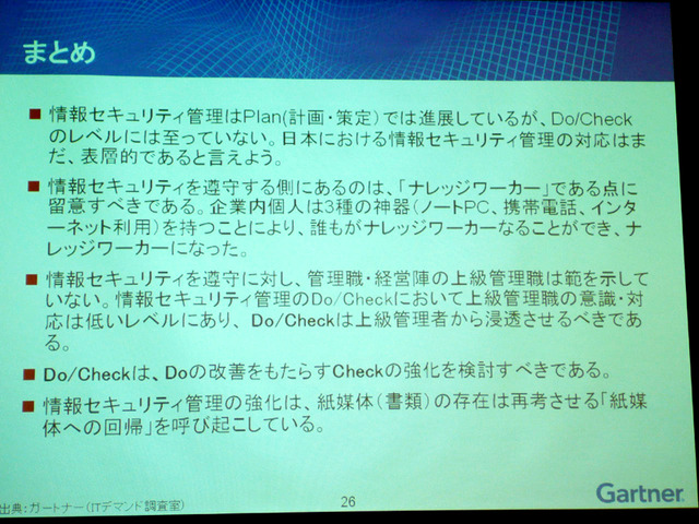 セキュリティの認知は進むも意識は低く——シマンテックとガートナーの調査結果