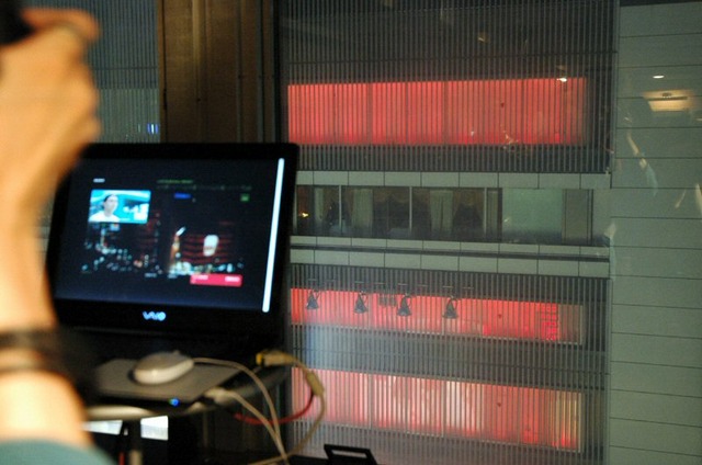 【フォトレポート】液晶テレビ“ブラビア”特別企画「Live Color Wall Project」