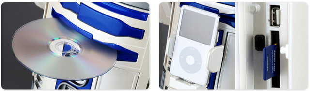 自宅でR2-D2と一緒に映画鑑賞！　ニッコー、DVDプレーヤー搭載の「R2-D2」型プロジェクター