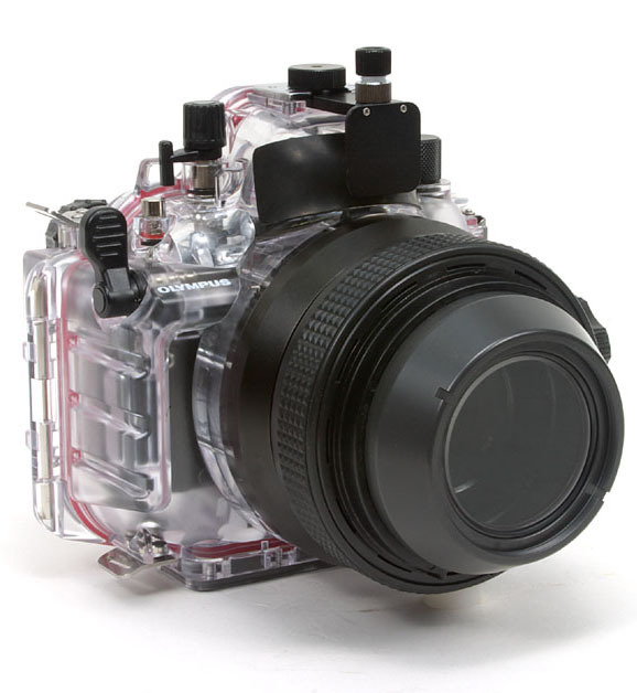 イノン、オリンパス製デジタル一眼「E-410」用防水プロテクター対応のストロボ関連オプション