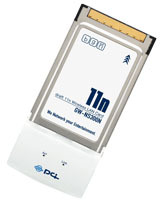 プラネックス、IEEE802.11nドラフト製品を40MHz通信対応にリニューアルして発売