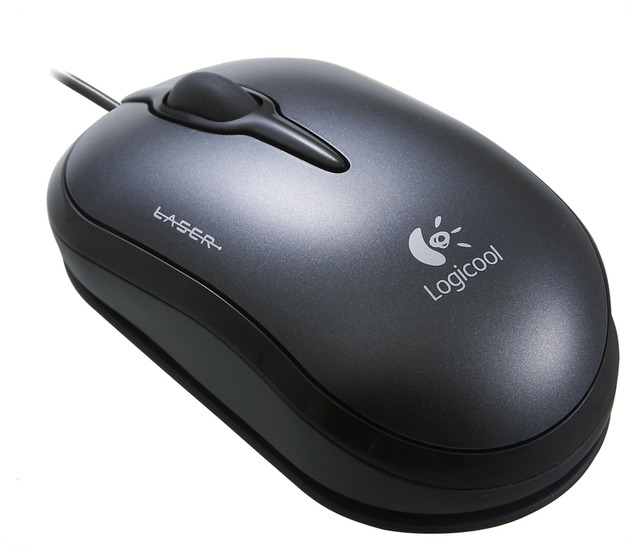 ロジクール、コードとコネクタの収納が可能なノートPC向けレーザーマウス