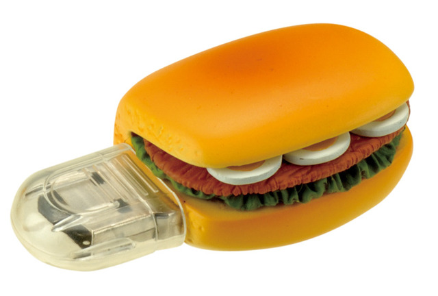 グリーンハウス、ハンバーガーやピザのUSBフラッシュメモリ!?——ファーストフード4種類
