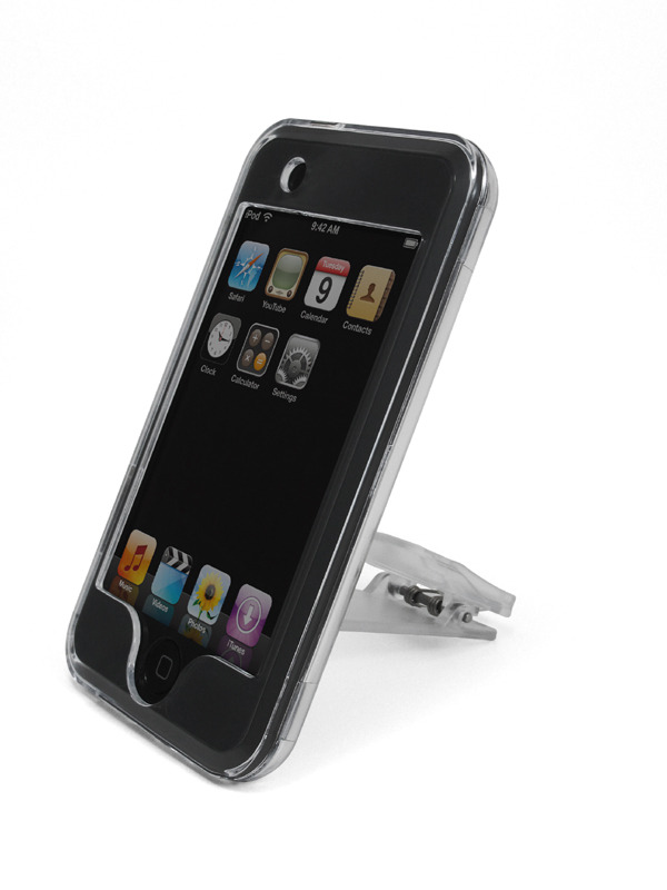 人気のiPod touch用のクリスタルジャケットセット、レイ・アウト——全4カラーを用意