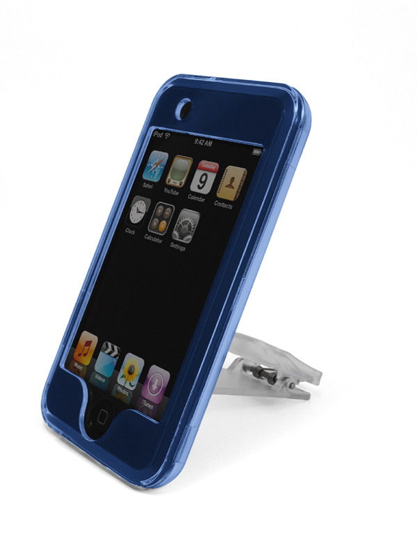人気のiPod touch用のクリスタルジャケットセット、レイ・アウト——全4カラーを用意