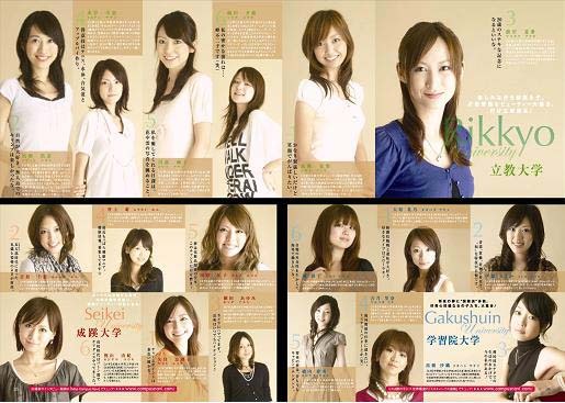 ミスキャンパス意識調査。好きな政治家は、やっぱりあの人！