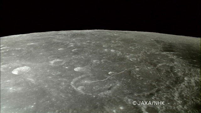 かぐや、月面ハイビジョン撮影成功！