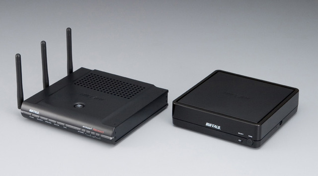 バッファロー、ネットワーク対応テレビをワイヤレスでインターネット接続する無線LANセット