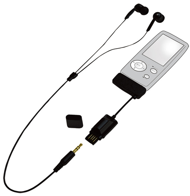 ウォークマンをUSBにつないで充電! プリンストン、専用USBケーブル/イヤホンセット