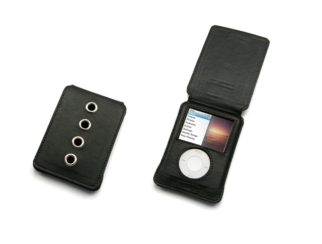iPod nanoをおしゃれに変身させる高級感あるレザーケース
