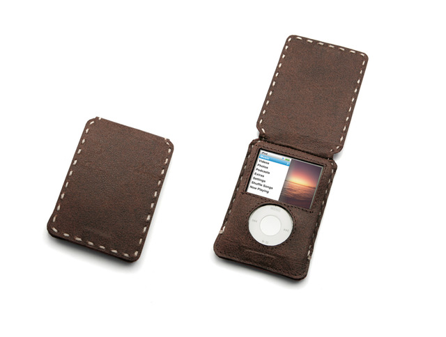 iPod nanoをおしゃれに変身させる高級感あるレザーケース