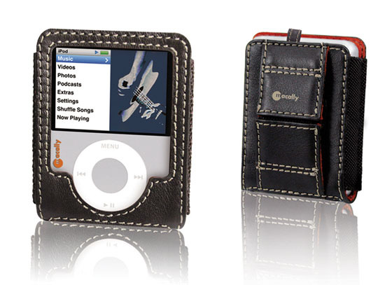 縫い目がおしゃれな第3世代iPod nanoのレザーケース3モデル