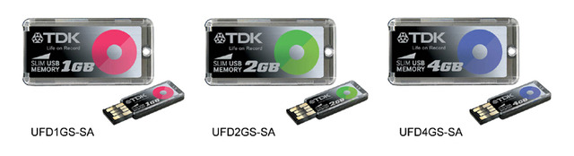 スライド式コネクターのUSBフラッシュメモリ——4GB/2GB/1GB