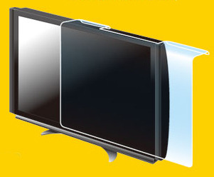 テレビ画面を硬質アクリルパネルでガード！　42V型/37V型の薄型テレビ用保護パネル