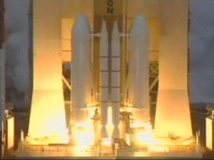 超高速インターネット衛星「きずな(WINDS)」打ち上げ実況はじまる