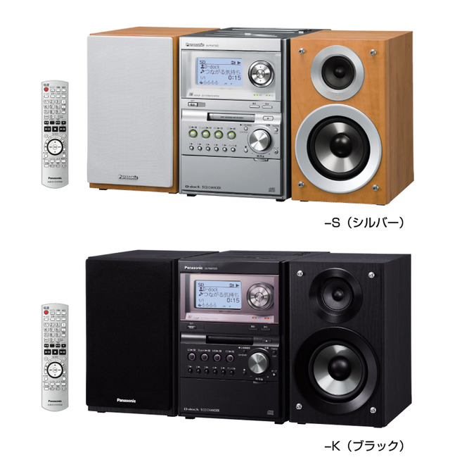 松下、SDメモリーカードスロット搭載のミニコンポ——3WAYスピーカー式