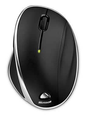 マイクロソフト、エルゴノミクス・デザインの右手専用レーザーマウス