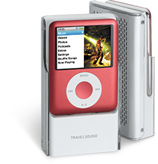 手のひらサイズの第3世代iPod nano用トラベルスピーカー