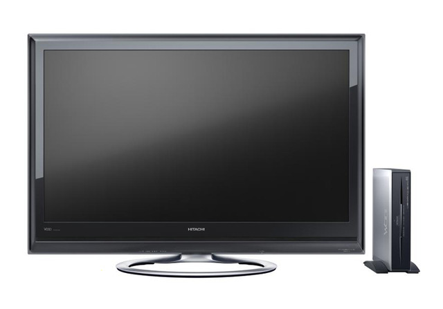 日立、超薄型液晶テレビ「Wooo UT」シリーズのネット対応モデル——容量250GBのHDD搭載