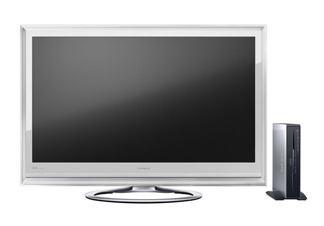 日立、超薄型液晶テレビ「Wooo UT」シリーズのネット対応モデル——容量250GBのHDD搭載