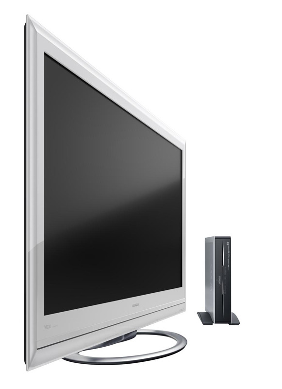 日立、超薄型液晶テレビ「Wooo UT」シリーズのネット対応モデル——容量250GBのHDD搭載