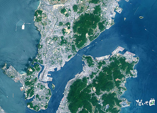 ジオサイエンスとNTTデータ他、日本列島の高精彩衛星地図「だいちマップ」の販売を開始