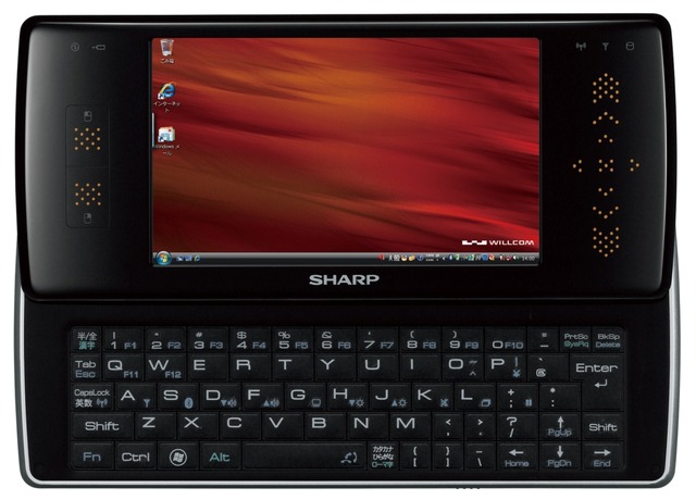 ウィルコム、Windows Vista搭載のPHS「WILLCOM D4」を発表