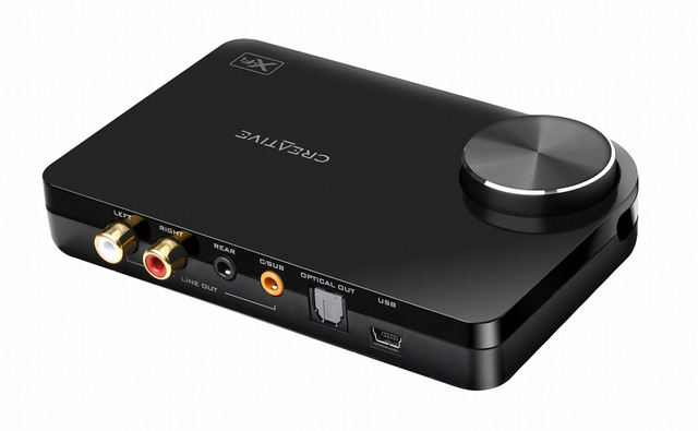 クリエイティブ、X-Fi技術搭載の5.1ch出力対応USBオーディオインターフェース