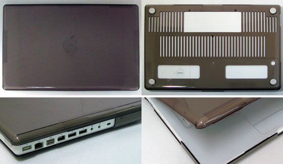 MacBookをキレイなままで使いたい! 3色カラバリのMacBook専用クリスタルケース