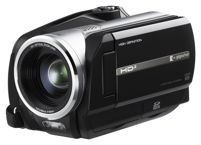 東芝、HDD内蔵ビデオカメラ「gigashot」シリーズ4製品を約50％値下げ——フルHD対応モデルが59,800円から