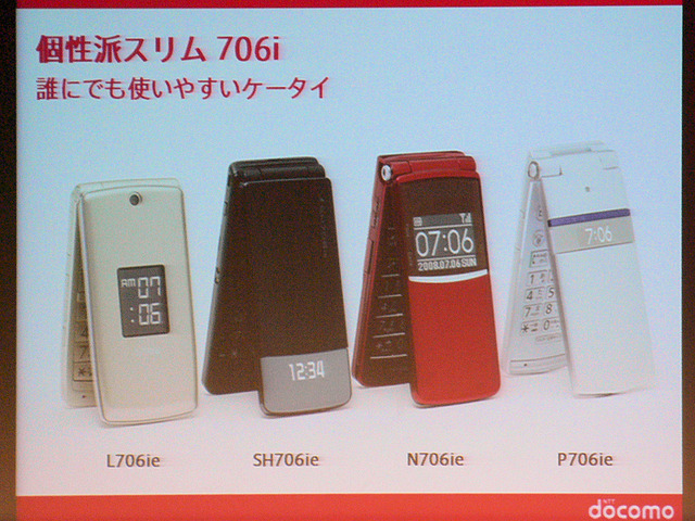 906i/706iシリーズはドコモからユーザーへの「Answer」