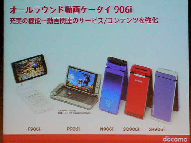 906i／706iシリーズはドコモからユーザーへの「Answer」