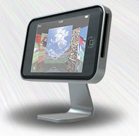 iMac風デザインのiPod touch専用アルミスタンド