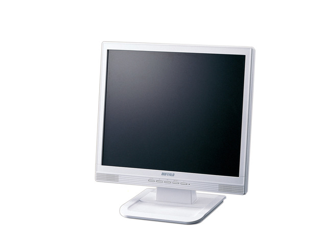 最大6台までディスプレイを増設! バッファロー、USB接続対応のスピーカー内蔵17型液晶