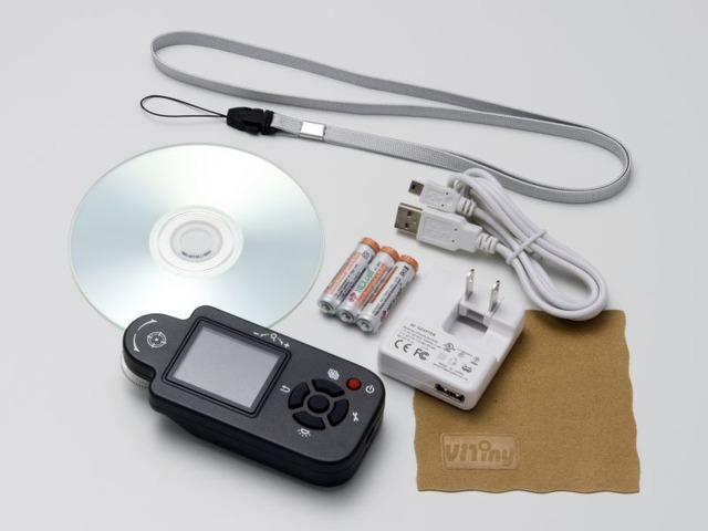 カメラ機能付き、ポケットサイズのデジタル顕微鏡