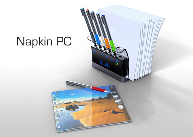 米Microsoft、学生向けPCデザイン賞「Next-Gen PC Design Competition」の受賞作品を発表——ナプキンPC、バックパッカーPCなど