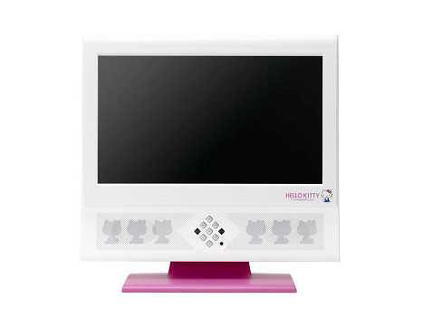 「ハローキティ」デザインの19V型ワイド液晶テレビ