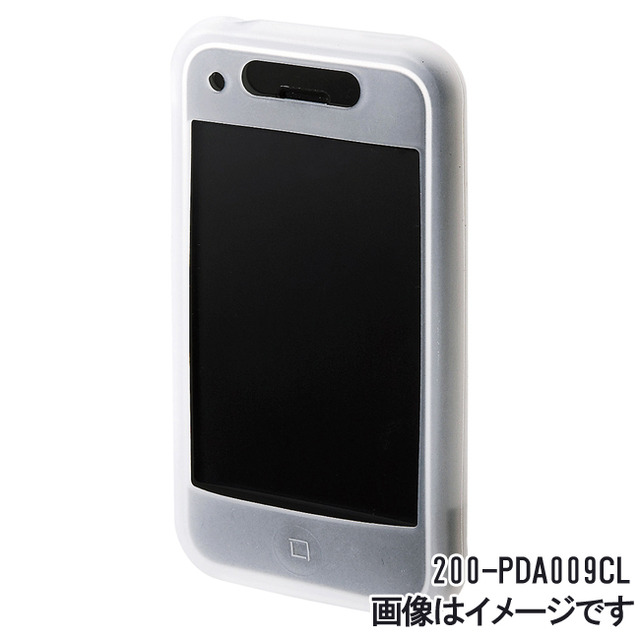 サンワ、iPhone 3G対応のシリコンケース——液晶画面保護フィルム付き