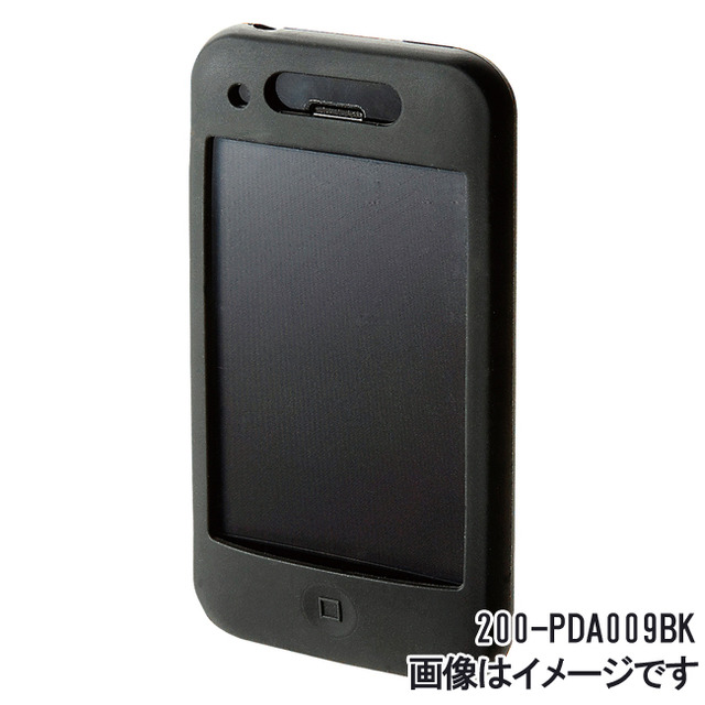 サンワ、iPhone 3G対応のシリコンケース——液晶画面保護フィルム付き