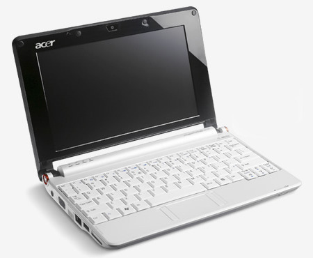 エイサー、Atom搭載の8.9型ネットブック「Aspire one」——実売54,800円