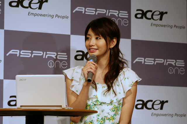 エイサー、NetBook「Aspire one」を日本でも!8月中旬発売でWindows XP SP3搭載