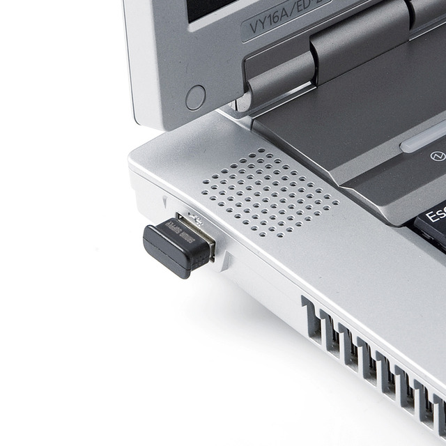 サンワ、高さ41mmでPCのUSBポートに挿しても邪魔にならない超小型Bluetooth USBアダプタ