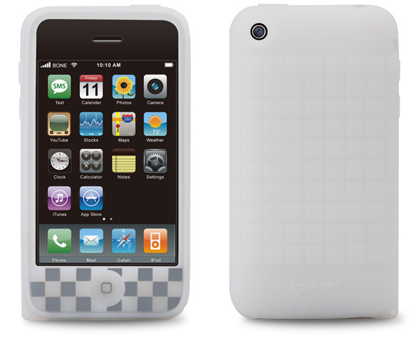 5色のカラバリ、チェック柄がファッショナブルなiPhone 3G用シリコンケース