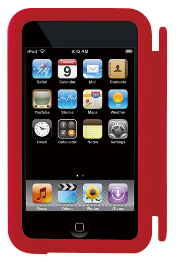 プリンストンテクノロジー、iPod touch専用シリコンケース3色を新発売