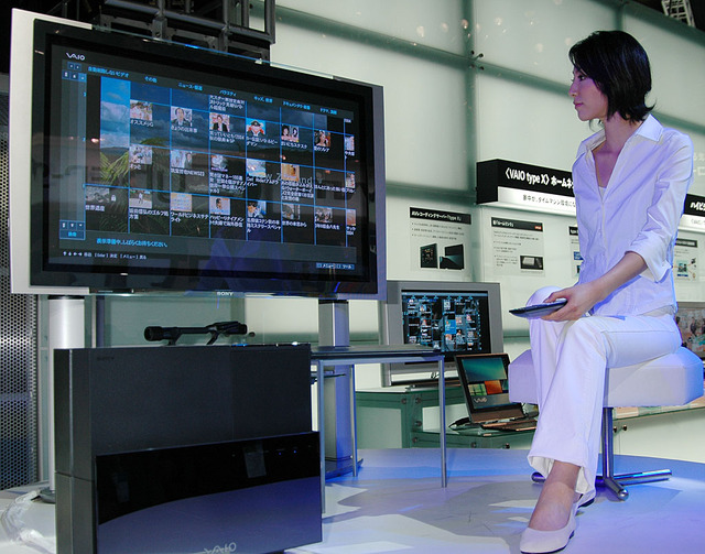 ［CEATEC 2004］ソニー、BD-ROMプレーヤーやVAIO type Xなどを展示